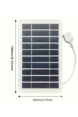 5v Yüksek Usb Güneş Paneli Kamp Hücreleri Solar Şarj Cihazı Telefon - Tablet Ve Type-c Laptop Şarj