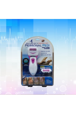 Personal Pedi Pilli Ayak Topuk Temizleme Törpüsü Bakım Aleti
