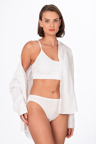 Kompedan Kadın Viskon Slip Ekru | K23926 Ekru