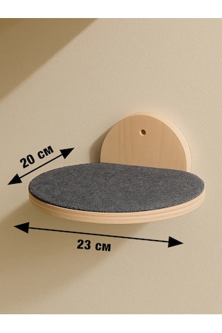 Go Cats Kediler İçin Duvar Tipi Halılıkmlı Raf 430861488