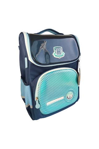 Hello Dragon Okul Çantası Mod 5 Light Blue Cn0009 Desenli