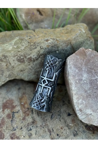 Plama Feniksa "yıkım" Runası İle Slavskaya Mumu 269786458 Siyah