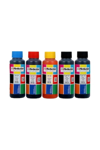 Uyumlu 664 L100 L110 L120 L121 Tanklı Yazıcı Mürekkep Seti 5x100 Gr