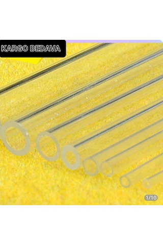 Pleksi Şeffaf Boru 40 x 36 MM