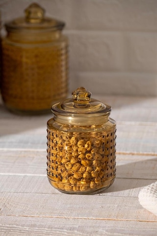 Acar Venis Cam Kavanoz - 650 Ml Turuncu