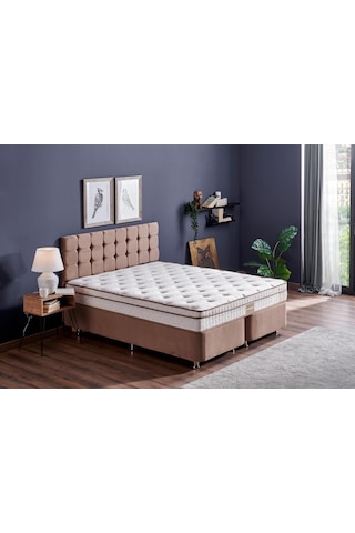 Nironyatak Niron Helen Tek Kişilik Tam Ortopedik Yatak 80X180 Aloevera Kumaş