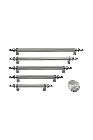 Serrahırdavat Kumru Boy Kulp Krom 96-128-160-192-224Mm Dolap Vestiyer Kulp