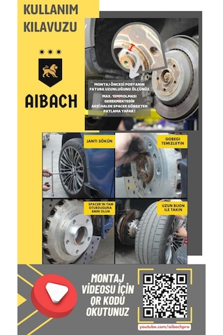 Aibach Pro Spacer Ford Fiesta,focus,escort 4x108 Uyumlu 20 Mm