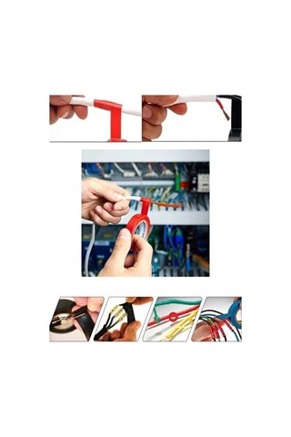 İbico İ13-027 Renkli İzolasyon Elektrik Bandı 0.15mm X 18mm, 6 Yards - 10'li Paket