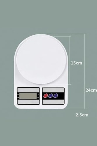 Dijital Hassas Tartı 10 Kg Elektrikli Ev Aletleri Mutfak Terazisi Hasas Tartı Açık Bej