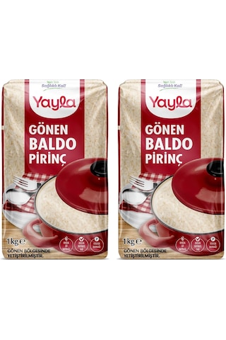 Yayla Bakliyat Gönen Baldo Pirinç 1 Kg X 2 Adet