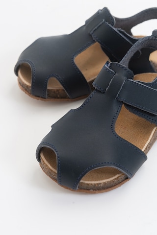 Mnpc Unisex Lacivert Deri Ortopedik Destekli Çocuk Sandalet Lacivert (531051960) Lacivert