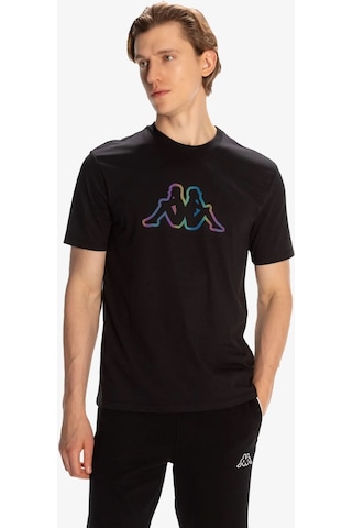 Kappa Logo Brian Erkek Siyah T-shirt 321w4gw-005 Siyah