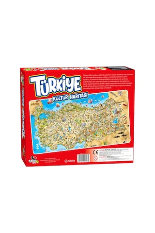 Türkiye Kültür Haritası 100.yıla Özel Puzzle 260 Parça