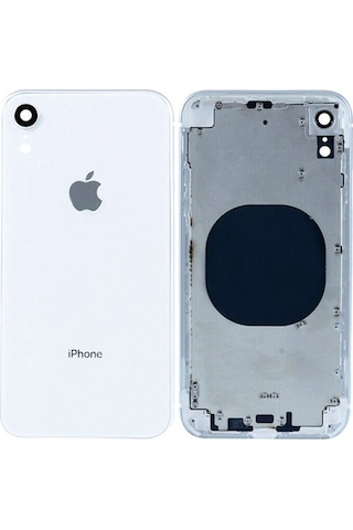 Apple Uyumlu iPhone XR Boş Kasa Beyaz Renk