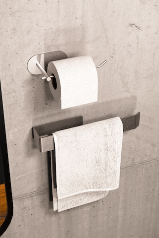 Zift Unique Paslanmaz Çelik Krom Set - Havlu Askısı Ve Tuvalet Kağıtlığı Takım Krom