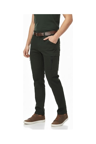 Erkek Kışlık Soft Jel Taktik İçi Polar Pantolon Regular Bgl-st05178 Haki