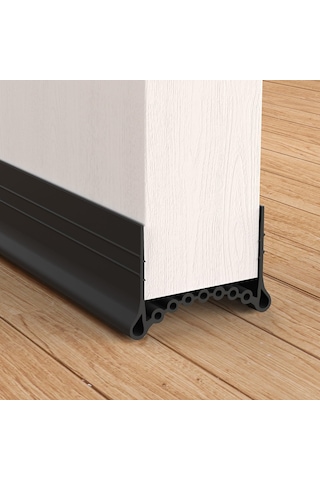 Ximistore9 Siyah 1 Metre Silikon Kapı Aralığı Tıkanıtcısı - Kaydırmalı Eşik Sıkıcı Ve Isı/ağırlık Engelleyici