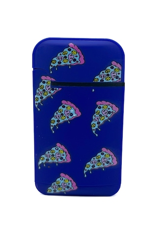 Zengaz Cool Tasarım Jet Alev Çakmak - Blue Pizza Lacivert
