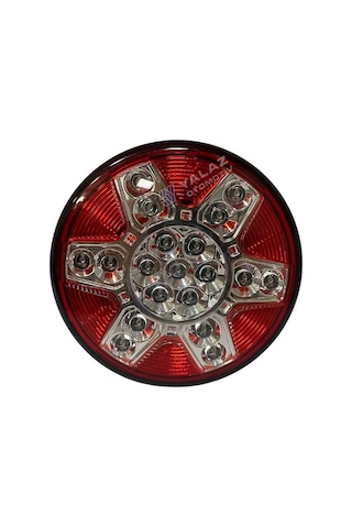 Farplas 24v Sinyal Lambası Ledli Yuvarlak Güleryüz Cobra-mıtsubıshı-otokar-temsa 111 Mm