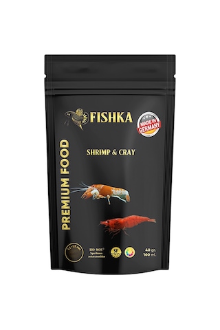 Fishka Shrimp Cray 100 Ml Kerevit Karides Canlıları Yemi Fishka Shrimp Cray 100 Ml Kerevit Karides Canlıları Yemi
