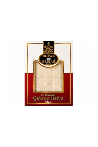 Beyaz Elmas Kastamonu Çekme Helva Sade 410 Gr - Geleneksel Kastamonu Usulü Çekme Helva - Tel Helva