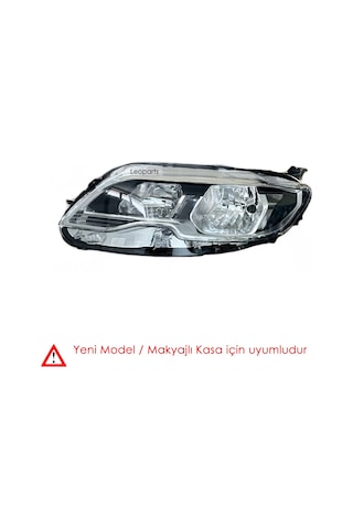 Leoparts Peugeot 301 Far Lambası Sol Makyajlı Kasa 2017-2019 9817298380