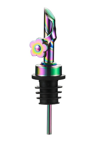 Zeytinyağı Dispenser Spout Kendinden Kapanış Zeytinyağı Dispenser Likör Şişeleri İçin Spout Yağ Şişeleri Sirke Gold