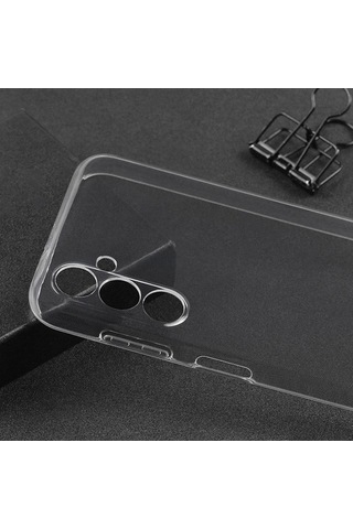 Samsung Galaxy Uyumlu M14 Kılıf Zore Şeffaf Süper Silikon Kapak
