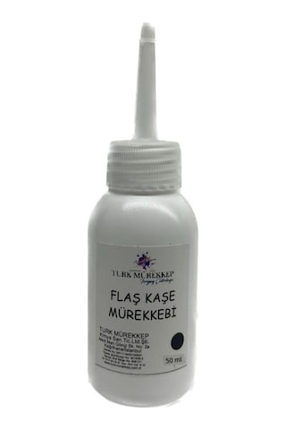 Flaş Kaşe Mürekkebi Siyah 50 Ml Flaş Kaşe Mürekkebi Siyah 50 Ml