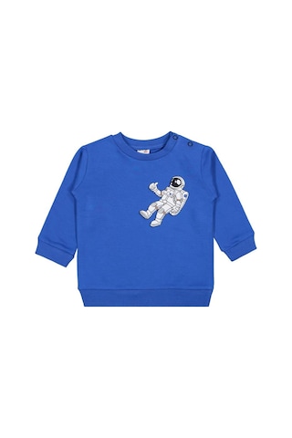 Civil Baby Astronot Baskılı 3'lü Set 6-18 Ay Sweatshirt Çok Renkli