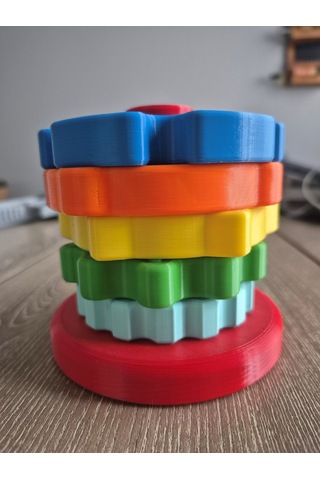 Montessori Renk Dizme Oyuncağı - Eğlenirken Öğretin