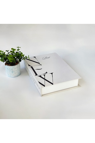 3lü Kitap Görünümlü Dekoratif Saklama Kutusu Seti, Minimalist İskandinav Tarzı Ev Ofis Dekoru Set 6