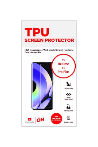 Realme 10 Pro Plus Ekran Koruyucu Tam Kapatan Hd Film