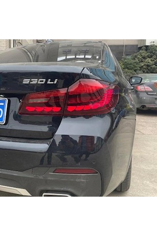 BMW 5 Serisi İçin Uyumlu G30 Dragon Led Stop Takımı Kırmızı