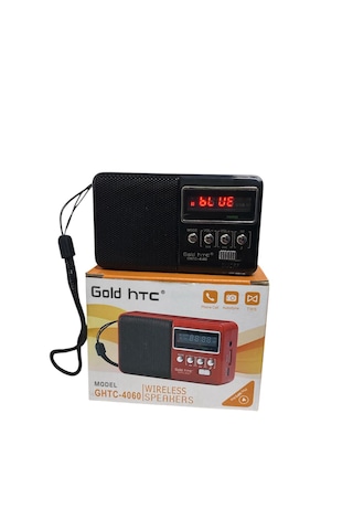 9 Cm T Nostajik Usb Bluetooth Mini Radyo 3375