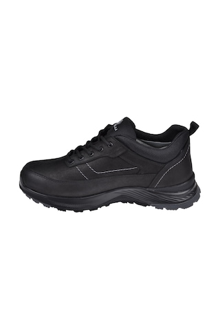 Forelli Hakiki Deri Waterproof Erkek Ayakkabı For-grant Siyah Nubuk