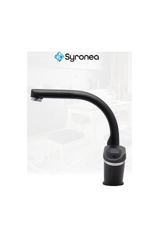 Mix Siyah Banyo Lavabo Bataryası Aç Kapa Batarya Musluk Siyah