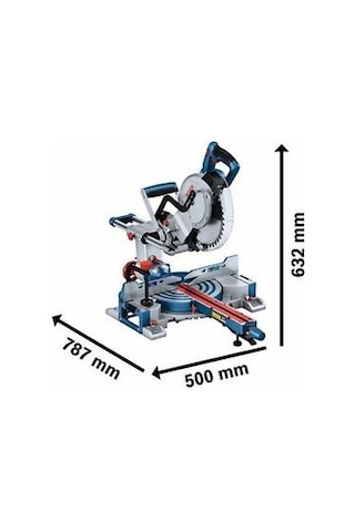 Bosch GCM 18V-254 D Akülü Gönye Kesme Makinesi (Akü ve Şarj Hariç) - 0601B51100