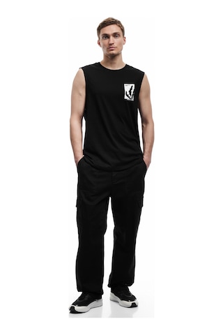 Koton Bisiklet Yaka Pamuklu Yaz Baskılı Kolsuz Atlet Siyah 5sam30022mk Siyah