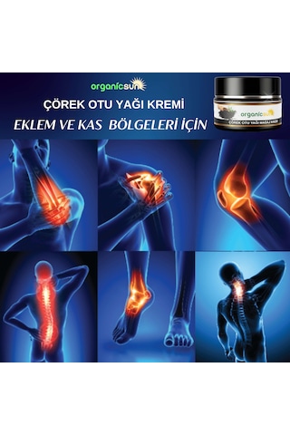 Organicsun Çörek Otu Yağlı Masaj Kremi 3 x 100 ML