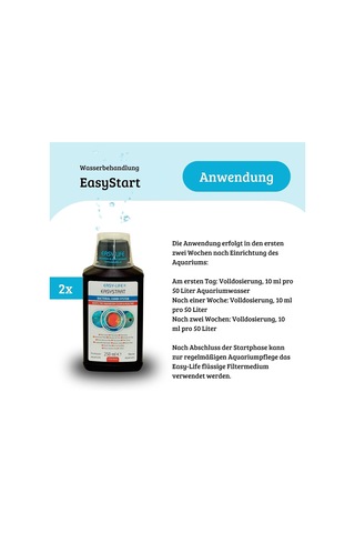 Tr Easy Life Easystart 2'li Paket 2 X 250 Ml Akvaryum Filtresi İçin Biyolojik Bakteri Kültürü, Filtre Yapısın