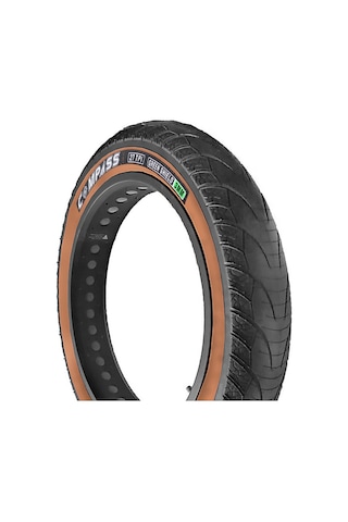 Compass 20x4.0 3mm Zırhlı Fat Bike Bisiklet Dış Lastik Amber