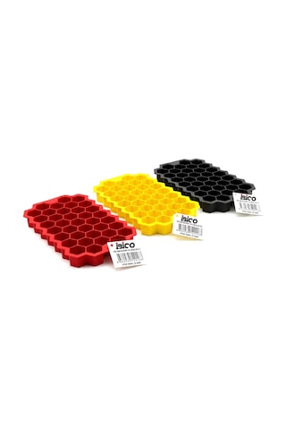 Mini Petek Buz Kalıbı - 38 Bölmeli - Silikon - Renkli
