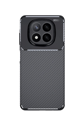 Uryport Xiaomi Redmi Note 14 Pro Plus Kılıf Auto Focus Karbon Kapak - Siyah