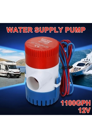 Motion003 1 Adet Elektrikli Pompa Mavi Kirmizi 1100gph Deniz Teknesi Sifon Pompasi 1 Bilgisayar