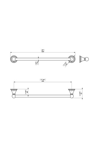 Sonia Genoa Uzun Havluluk. Krom / Altın Altın - Krom