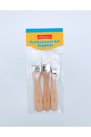 Hannah Bomeijia 3lü Zemin Fırçası Beyaz Kıl Fırça