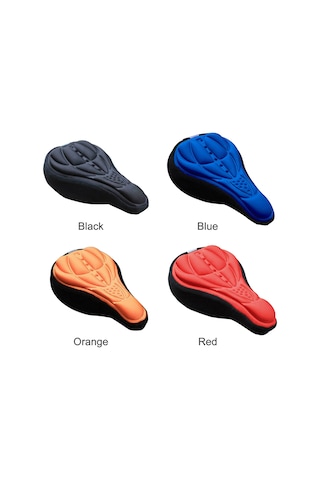 Geeroyoo Bisiklet Minder Kılıfı: 3d Kalın Eva Yastık, Nemlendirici, Kayma Engellisi - Mavi Dağ, Yol Bisikletleri İçin Mavi