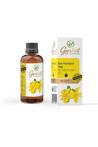 Sarı Kantaron Yağı %100 Saf Doğal Seyreltilmemiş 50 Ml St. John's Wort Oil